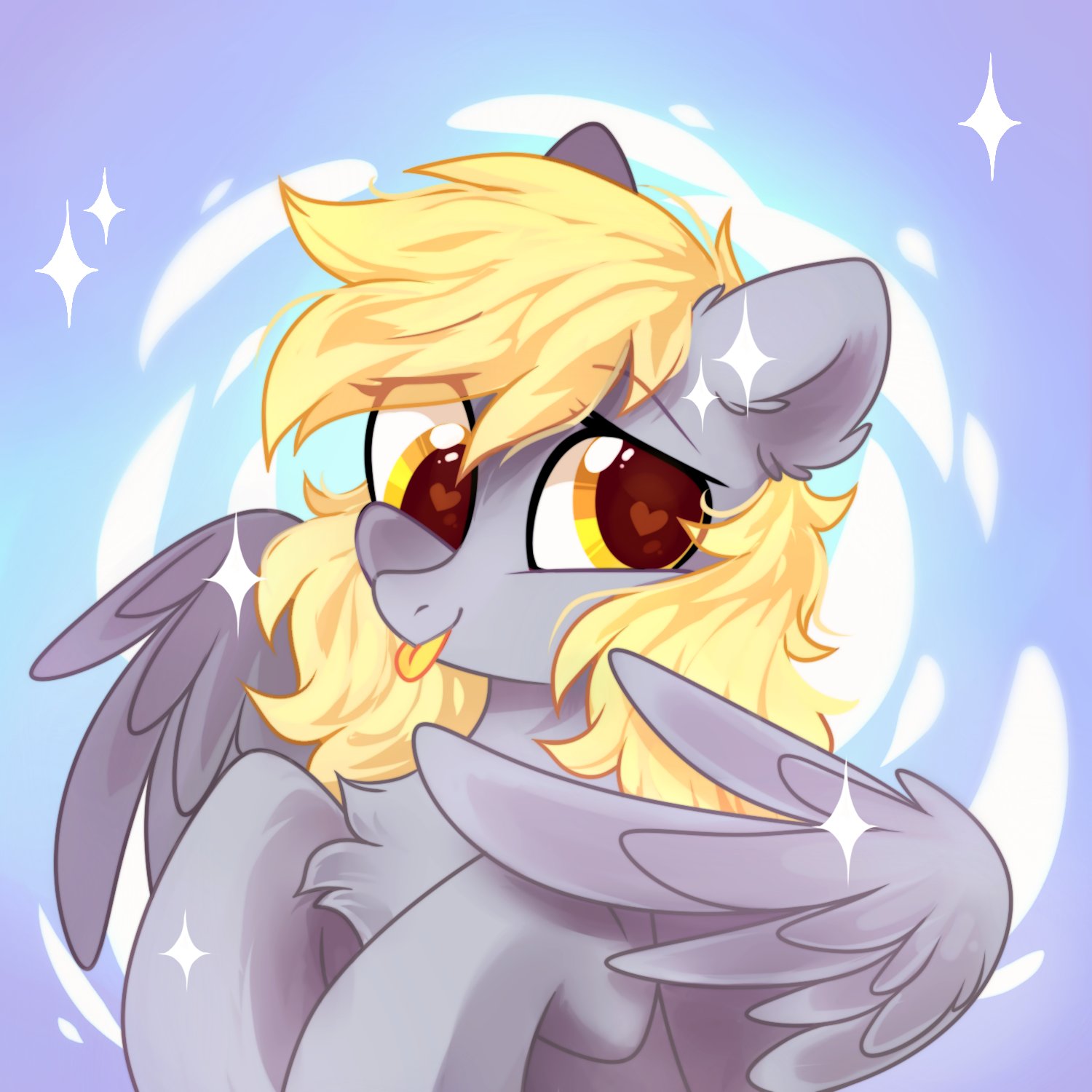 20231105001555266-2508574__safe_artist-colon-mirtash_derpy+hooves_pegasus_pony_abstract+background_chest+fluff_cute_derpabetes_eye+clipping+through+hair_female_heart+eyes_looking