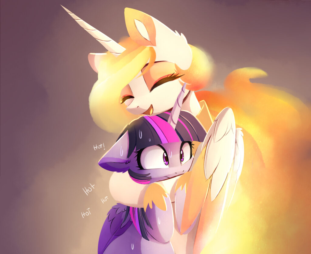 20231118012533817-1561617__safe_artist-colon-magnaluna_nightmare+star_twilight+sparkle_alicorn_pony_g4_colored+wings_colored+wingtips_cute_cutelestia_eyes+closed_female_fire_flop