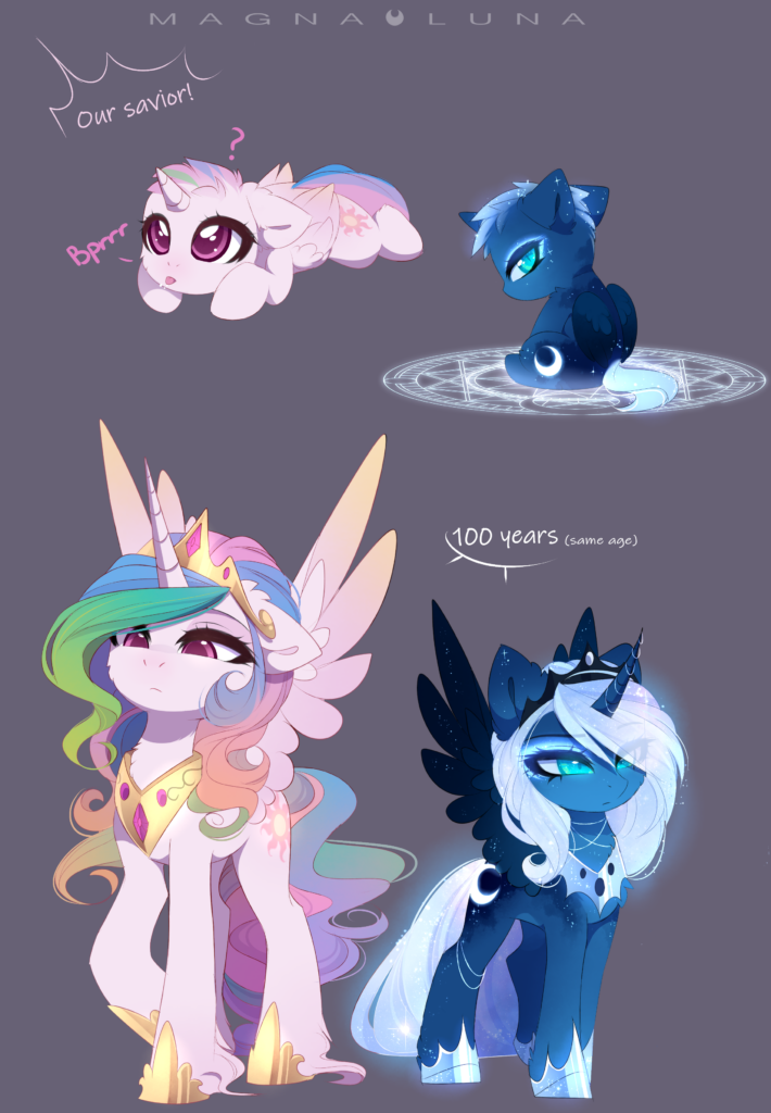 20231118012935409-2022719__safe_artist-colon-magnaluna_princess+celestia_princess+luna_alicorn_pony_-colon-p_alternate+universe_baby_baby+pony_cewestia_crown_cute_cutelestia_duo_