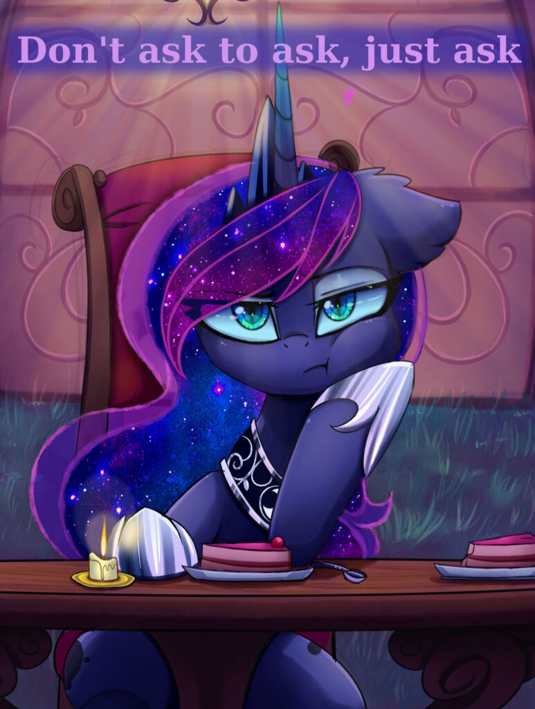 20231118013051581-2153118__safe_artist-colon-magnaluna_derpibooru+exclusive_edit_princess+luna_alicorn_pony_-colon-t_annoyed_ask_bored_cake_candle_color+porn_cute_don27t+ask+to+a