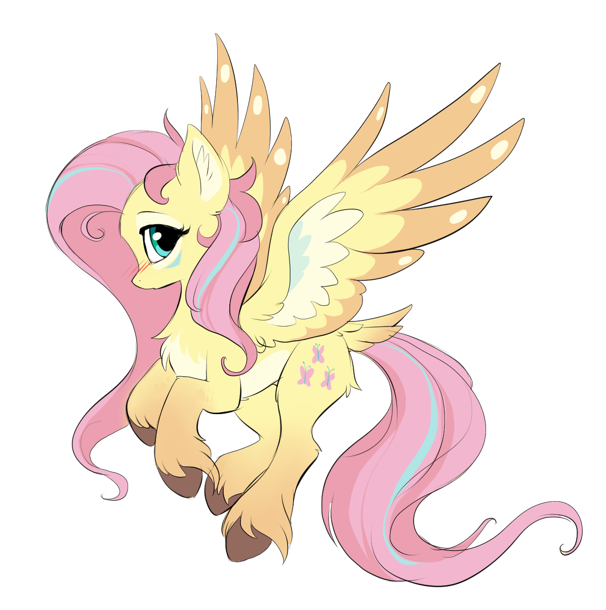 20231202222700743-1702350__dead+source_safe_artist-colon-hioshiru_fluttershy_pegasus_pony_g4_alternate+design_blushing_chest+fluff_colored+hooves_colored+wings_colored+wingtips_c