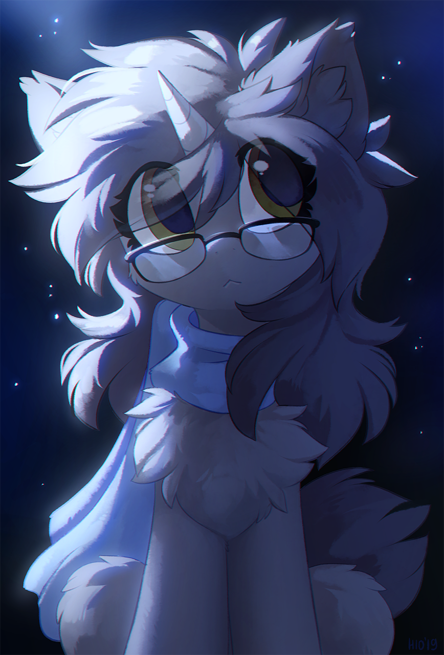 20231202223448784-2219404__safe_artist-colon-hioshiru_oc_oc+only_oc-colon-kate_pony_unicorn_-colon-3_cheek+fluff_chest+fluff_clothes_cute_ear+fluff_eye+clipping+through+hair_fema