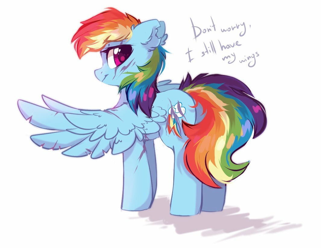 20231203001307580-2320195__safe_artist-colon-mirtash_rainbow+dash_pegasus_pony_g4_the+cutie+re-dash-mark_alternate+timeline_crystal+war+timeline_eye+scar_female_mare_scar_solo