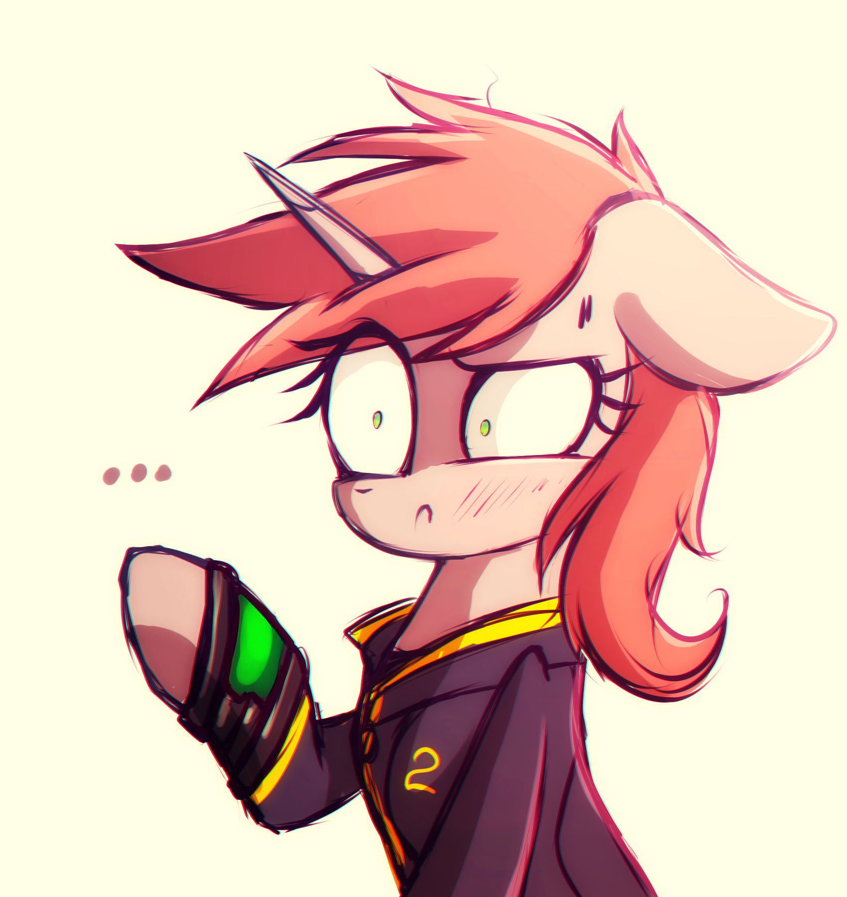 20231203001308648-1281755__safe_artist-colon-mirtash_oc_oc+only_oc-colon-littlepip_pony_unicorn_fallout+equestria_rcf+community_-dot--dot--dot-_blushing_chromatic+aberration_clot