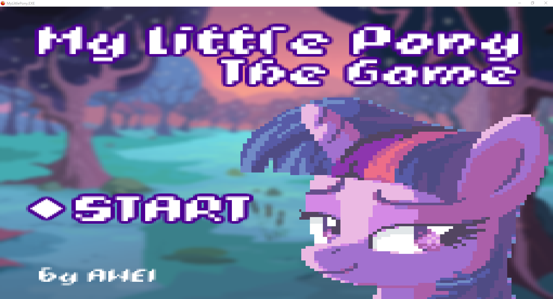 【恐怖/横版闯关】My little Pony The Game.exe by AWEI