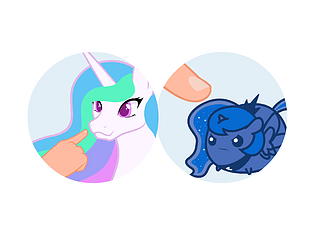 【21.12.13/Html5/动画】戳一戳 No Touching & Royal Boop-EquestriaMemory