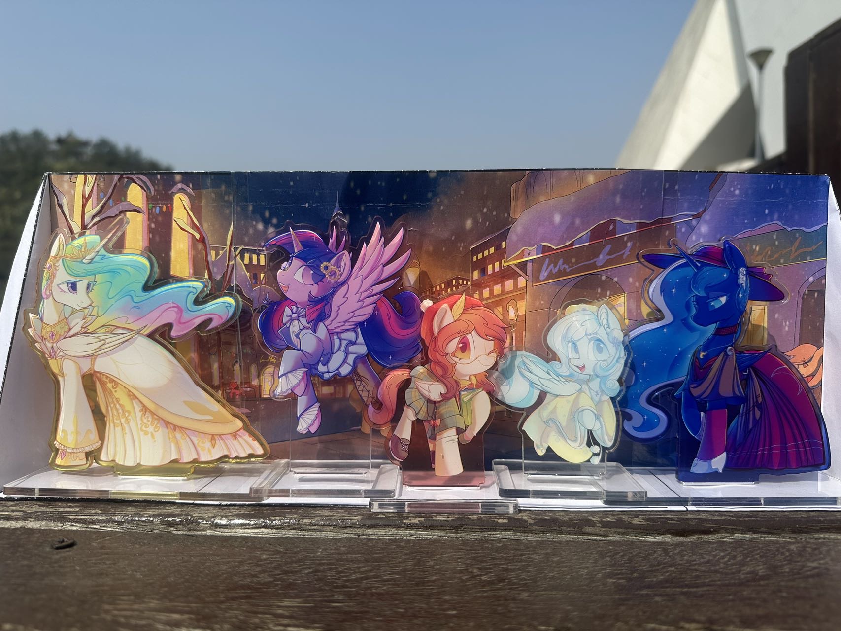 复古冬日彩窗立牌-EquestriaMemory