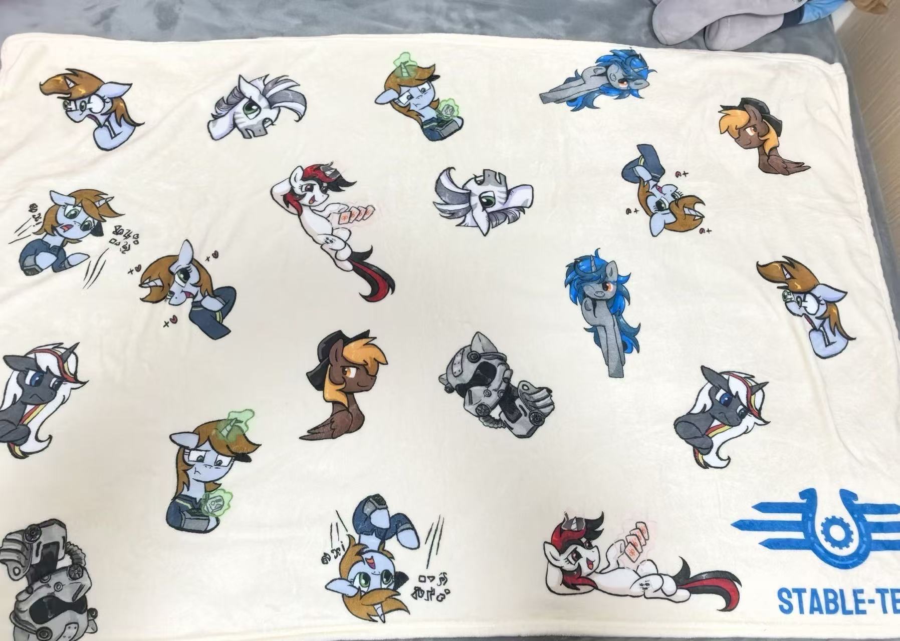 【FoE】小马表情包毛毯-EquestriaMemory