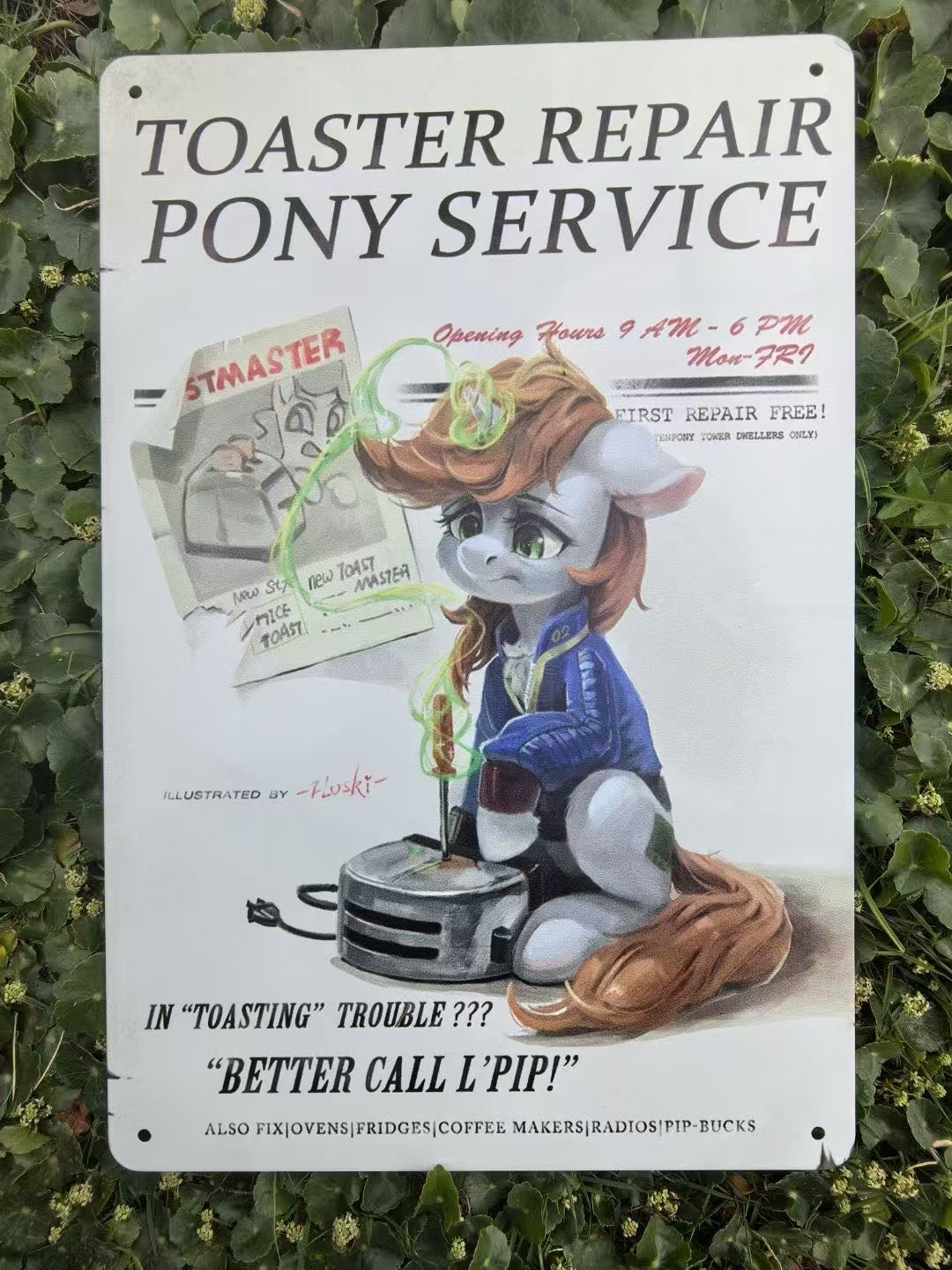 【FoE】小皮广告铁皮画-EquestriaMemory