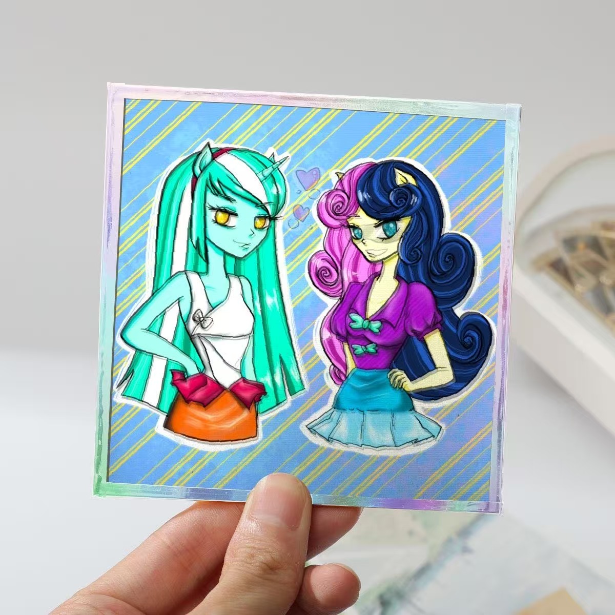 【琴糖】光栅亚克力色纸-EquestriaMemory