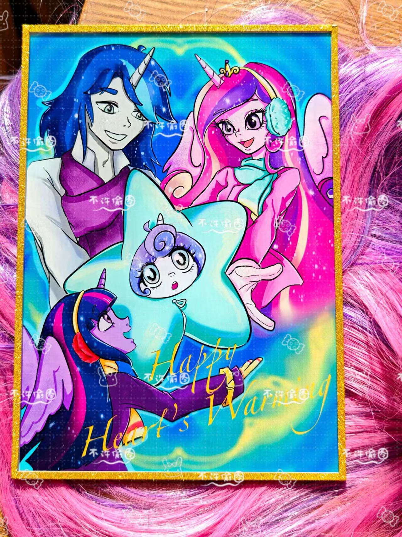 【闪闪家族】暖炉夜色纸-EquestriaMemory